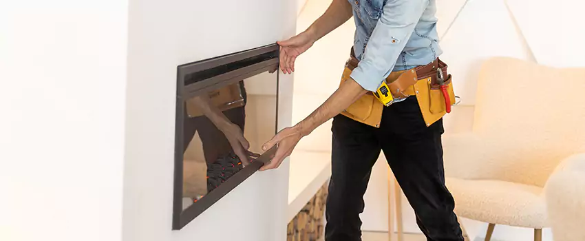 Metal Fireplace Installation in Centerville, Ohio