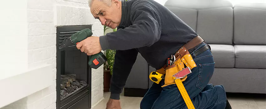 New Indoor Fireplace Installation in Centerville, Ohio