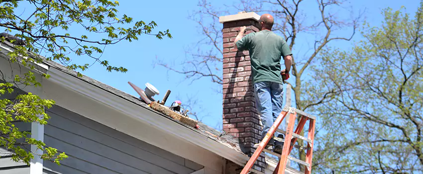 Vinyl and PVC Chimney Flashing Installation in Centerville, OH