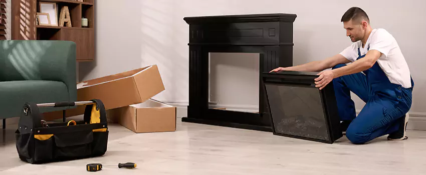Old Rusted Metal Fireplace Repair And Replacement in Centerville, OH